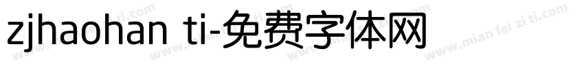 zjhaohan ti字体转换